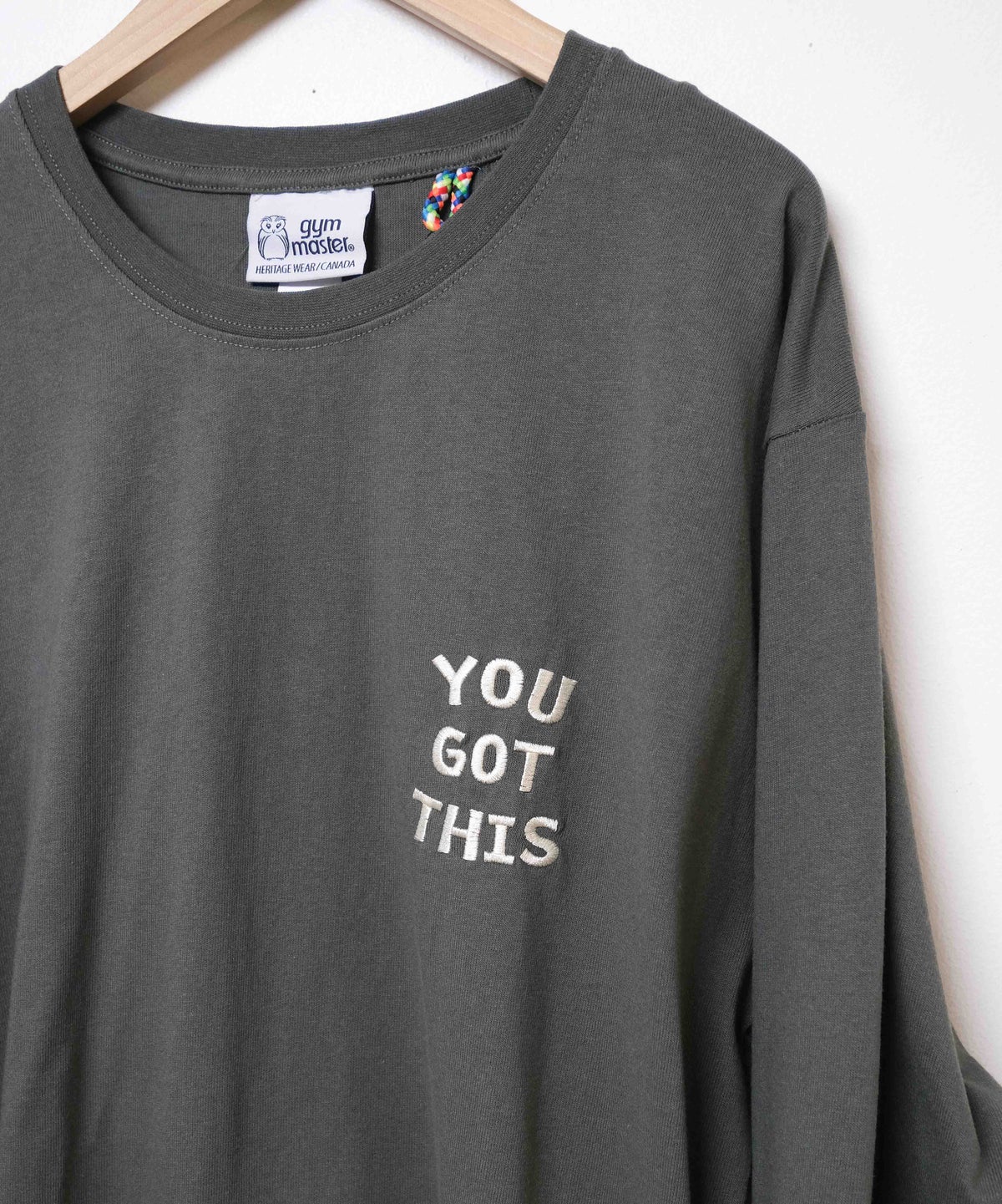 ジムマスター｜7.4oz YOU GOT THIS 刺繍ロンTEE [[G821747]][D]