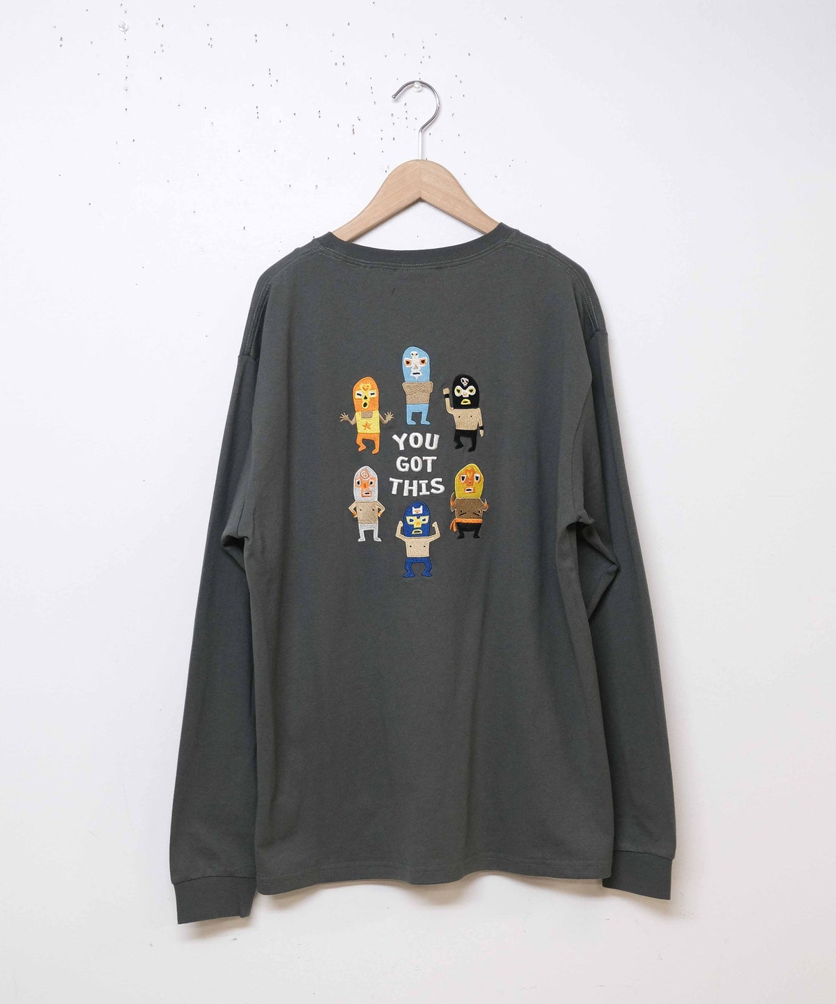 ジムマスター｜7.4oz YOU GOT THIS 刺繍ロンTEE [[G821747]][D]