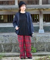 No18｜タータンチェックワイドボールパンツ [[CE1PT260106C]][C]