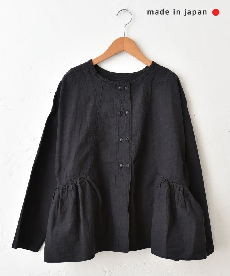 tumugu｜オーガニックマグウォッシャー2wayブラウス [[TB26235]][C]