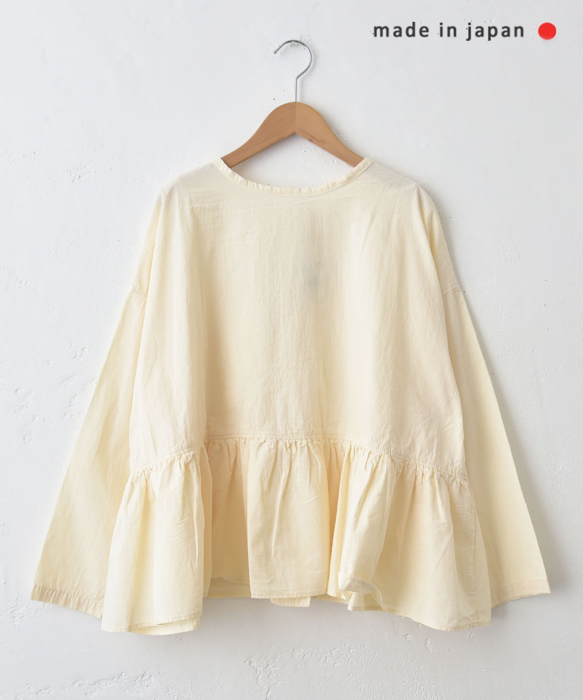 tumugu｜オーガニックマグウォッシャー2wayブラウス [[TB26235]][C]