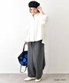 tumugu｜コットンリネンポリストレートパンツ [[TB26244]][C]