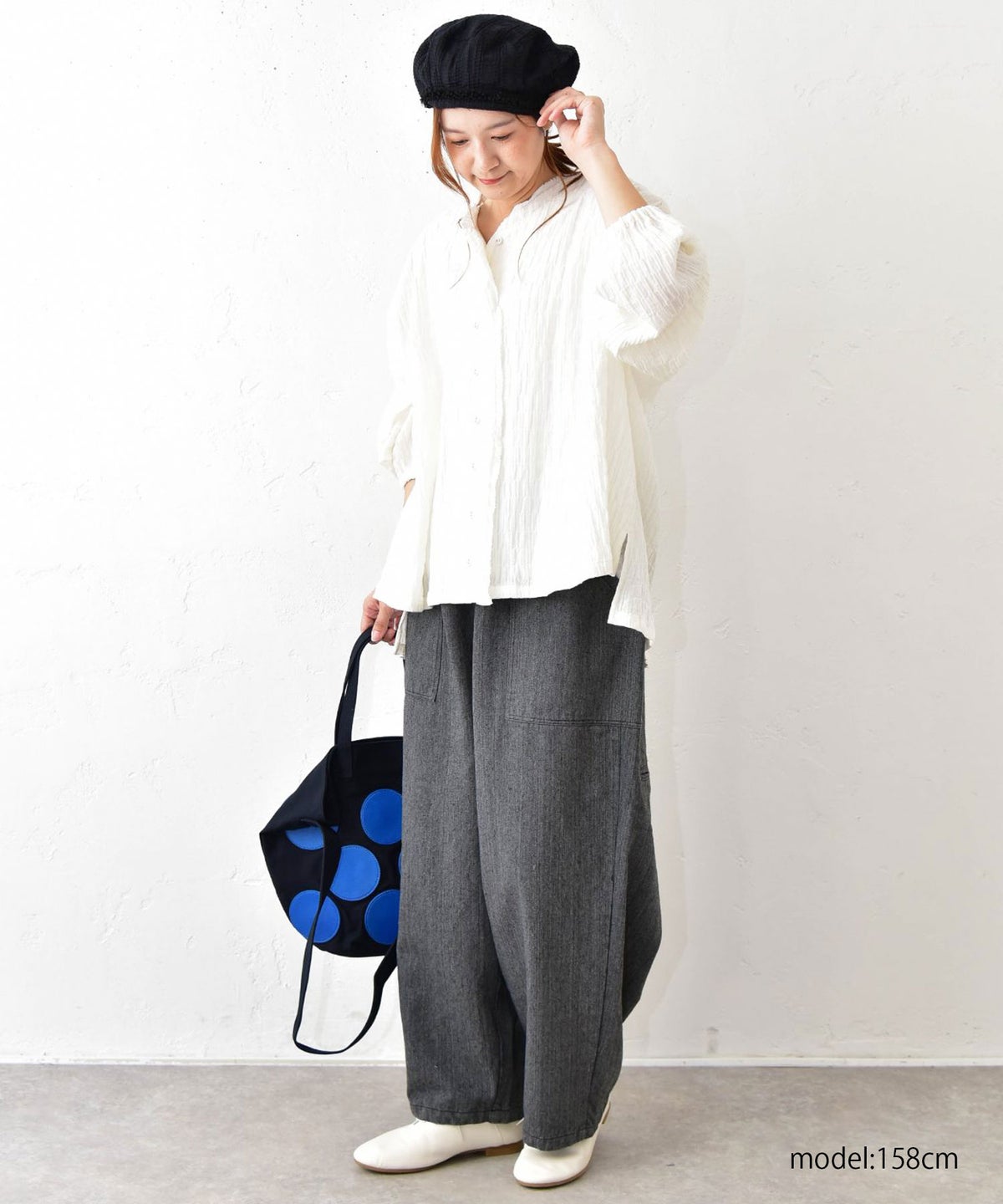 tumugu｜コットンリネンポリストレートパンツ [[TB26244]][C]