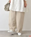 tumugu｜コットンリネンポリストレートパンツ [[TB26244]][C]