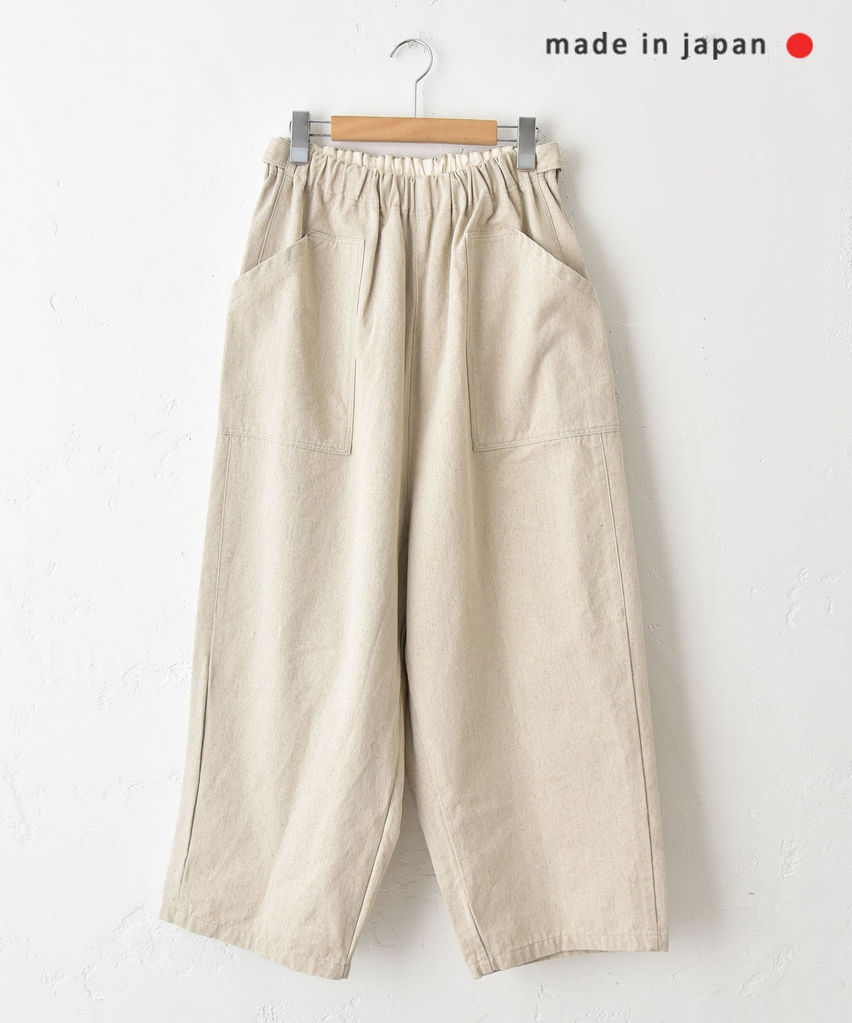 tumugu｜コットンリネンポリストレートパンツ [[TB26244]][C]