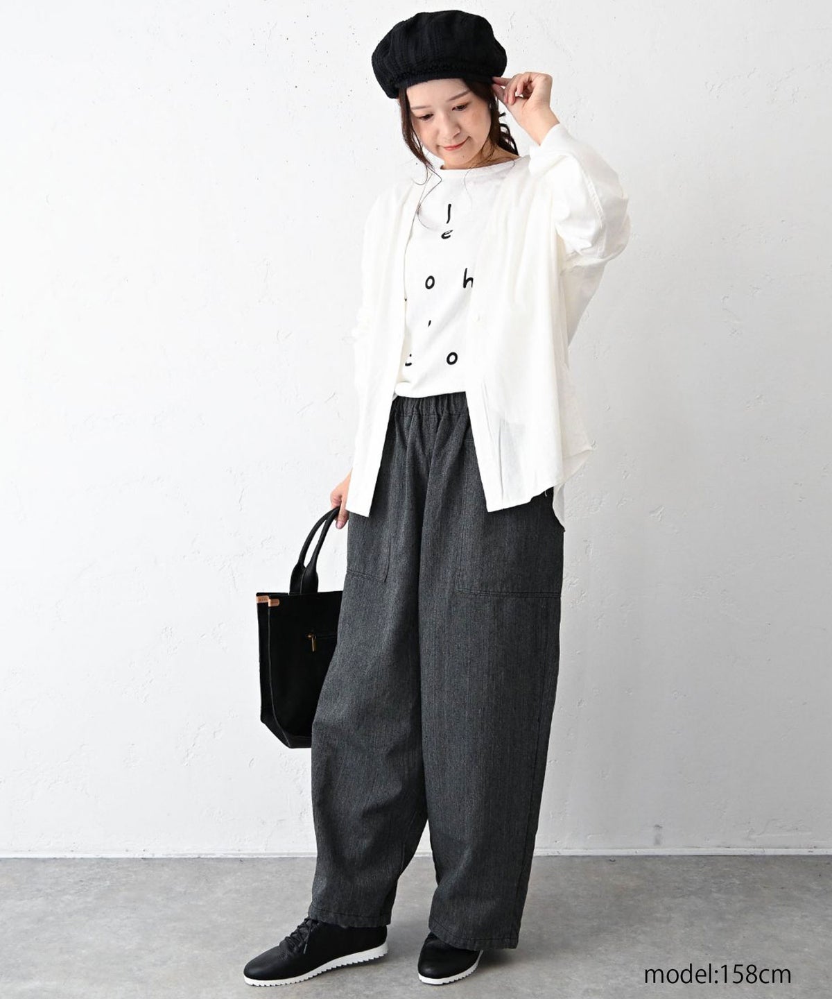 tumugu｜コットンリネンポリストレートパンツ [[TB26244]][C]