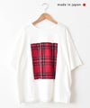 No18｜チェック切替Tee [[CE1CT260301]][C]