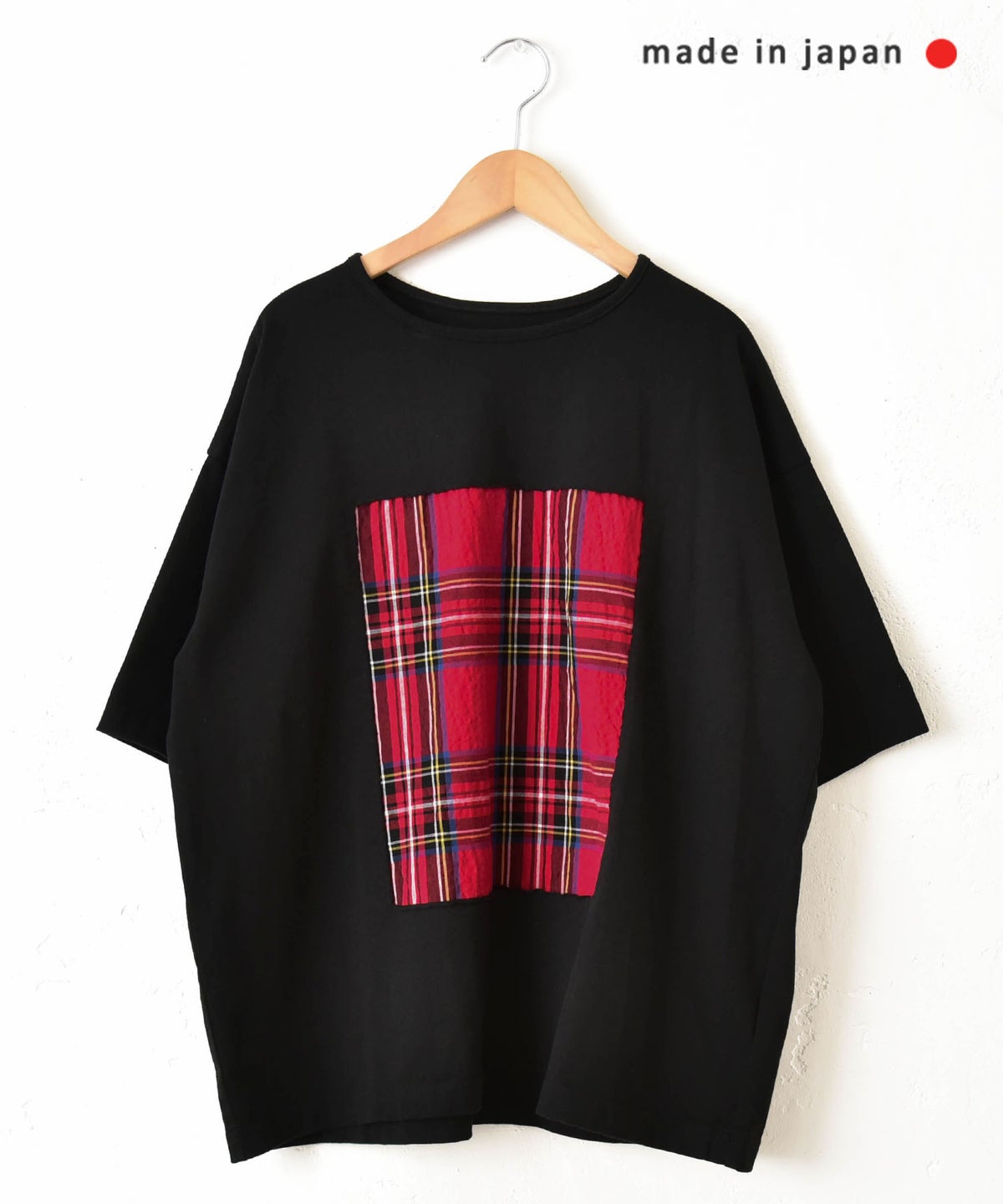 No18｜チェック切替Tee [[CE1CT260301]][C]