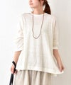 08Mab｜リネンカットソーワイドTEE [[CF-526HF1470]][C]