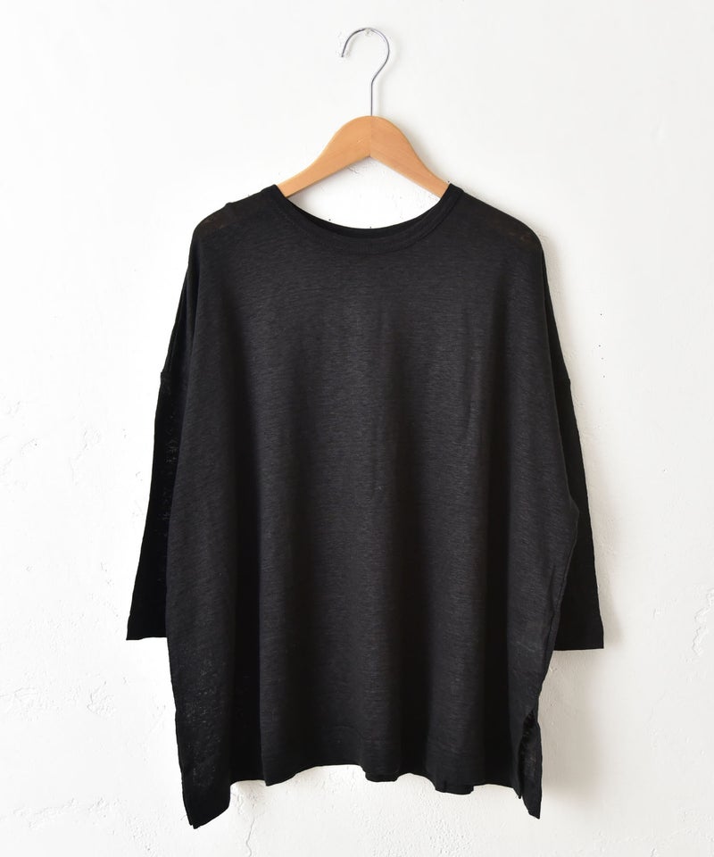 08Mab｜リネンカットソーワイドTEE [[CF-526HF1470]][C]