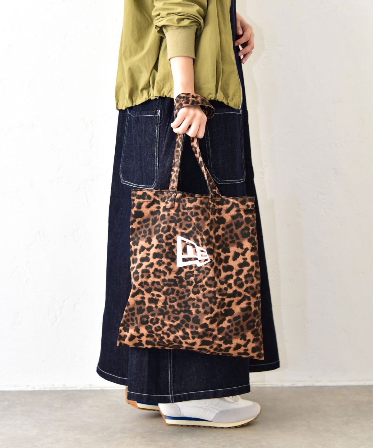 NEW ERA｜TWILL TOTE LEOPARD(レオパード柄トートバッグ) [[15135171]][C]