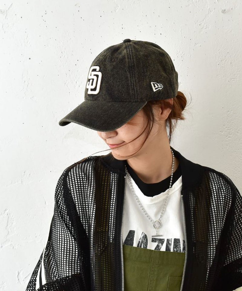 NEW ERA｜920 SADPAD OVER DYE DENIM BRN (ロゴキャップ) [[15137220]][C]