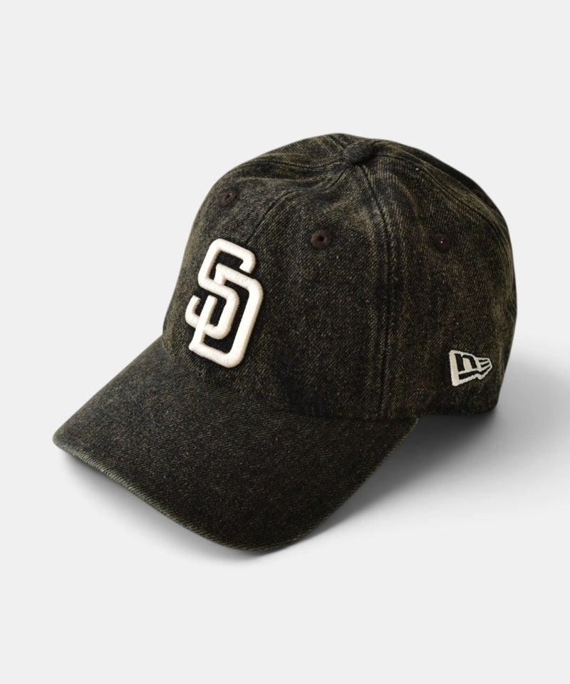 NEW ERA｜920 SADPAD OVER DYE DENIM BRN (ロゴキャップ) [[15137220]][C]