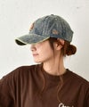 NEW ERA｜920 SADPAD OVER DYE DENIM NVY　(ロゴキャップ) [[15137272]][C]