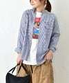  DENIM&DUNGAREE｜ロンドンストライプ ラクガキシャツ [[22680107]][C]