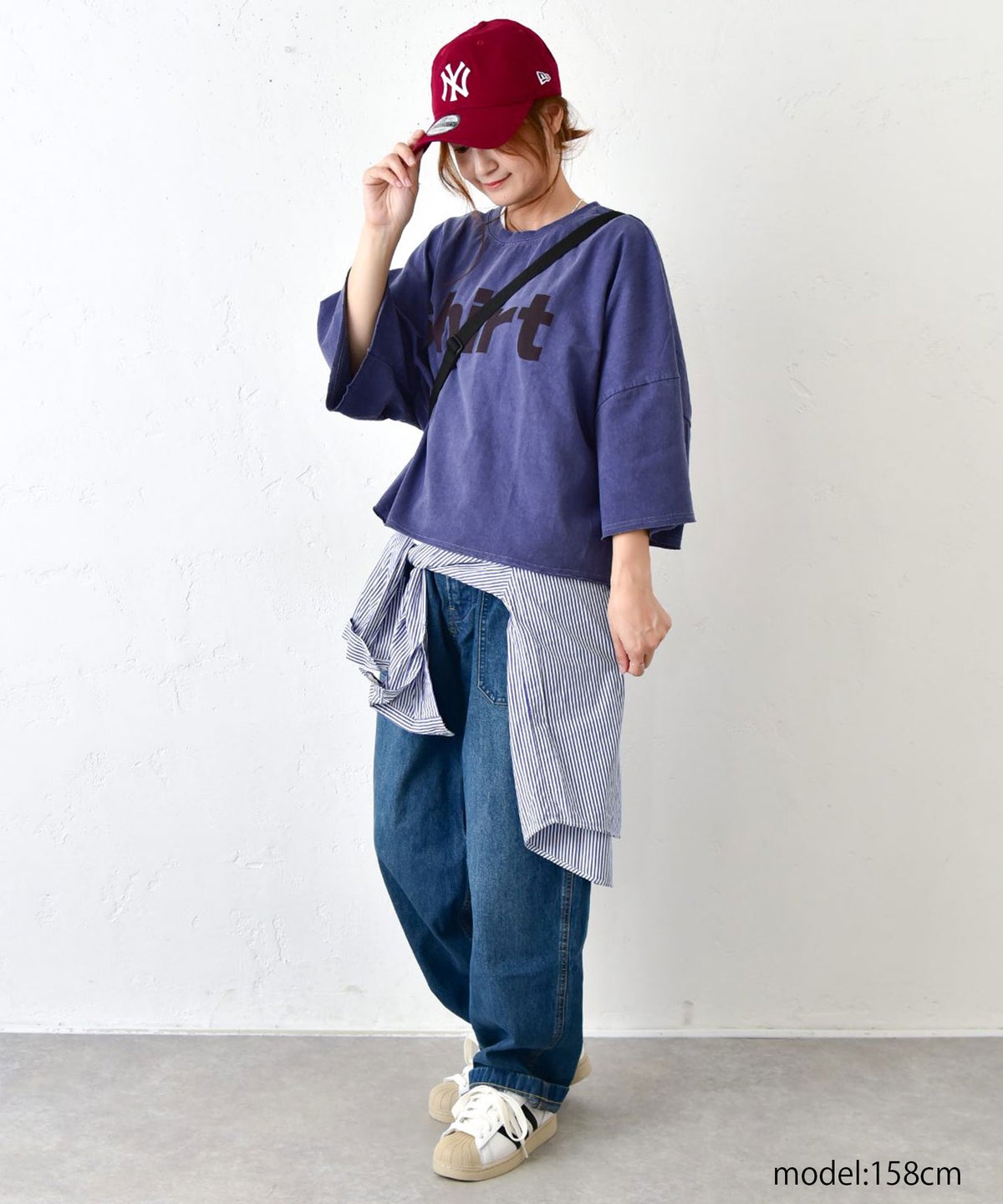  DENIM&DUNGAREE｜ロンドンストライプ ラクガキシャツ [[22680107]][C]