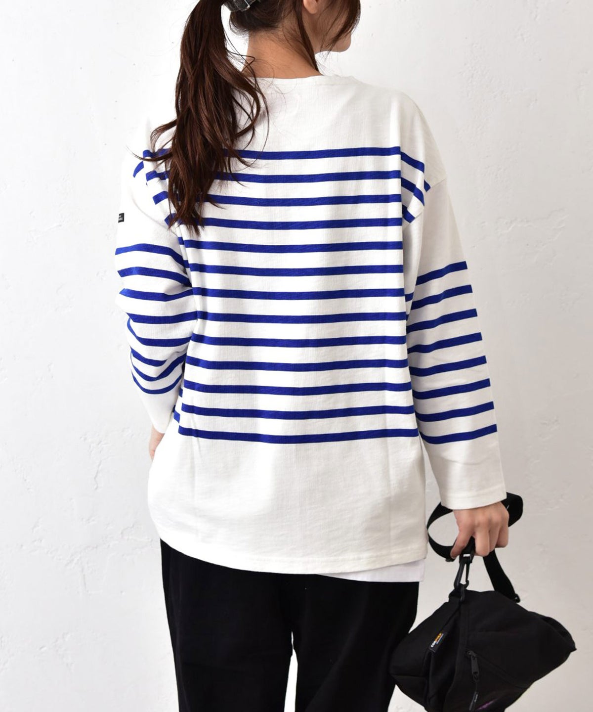 DENIM&DUNGAREE｜テンジクボーダーPTラクガキL/S TEE [[22680418]][C]