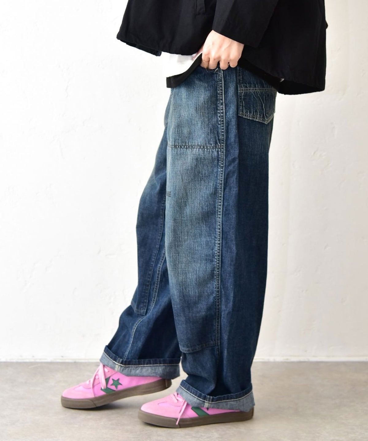DENIM&DUNGAREE｜8OZデニムレイヤードPN [[22680603]][C]