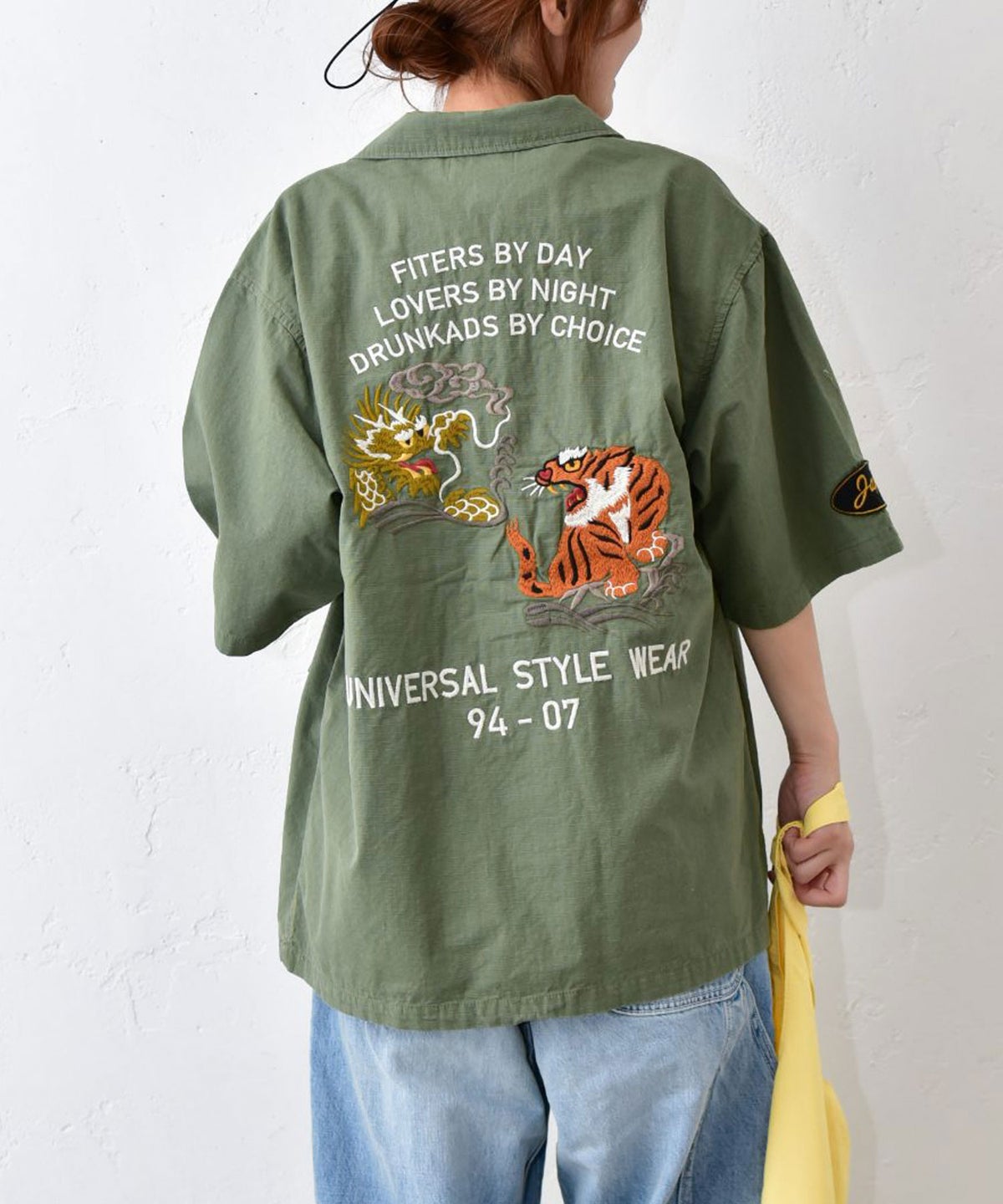 Gives a sense of fullment｜Souvenir fatig shirt [[662023]][C]