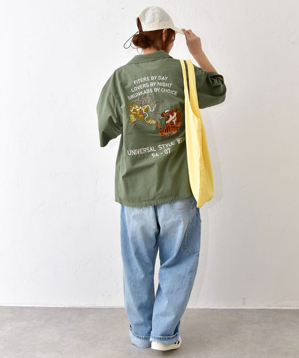 Gives a sense of fullment｜Souvenir fatig shirt [[662023]][C]