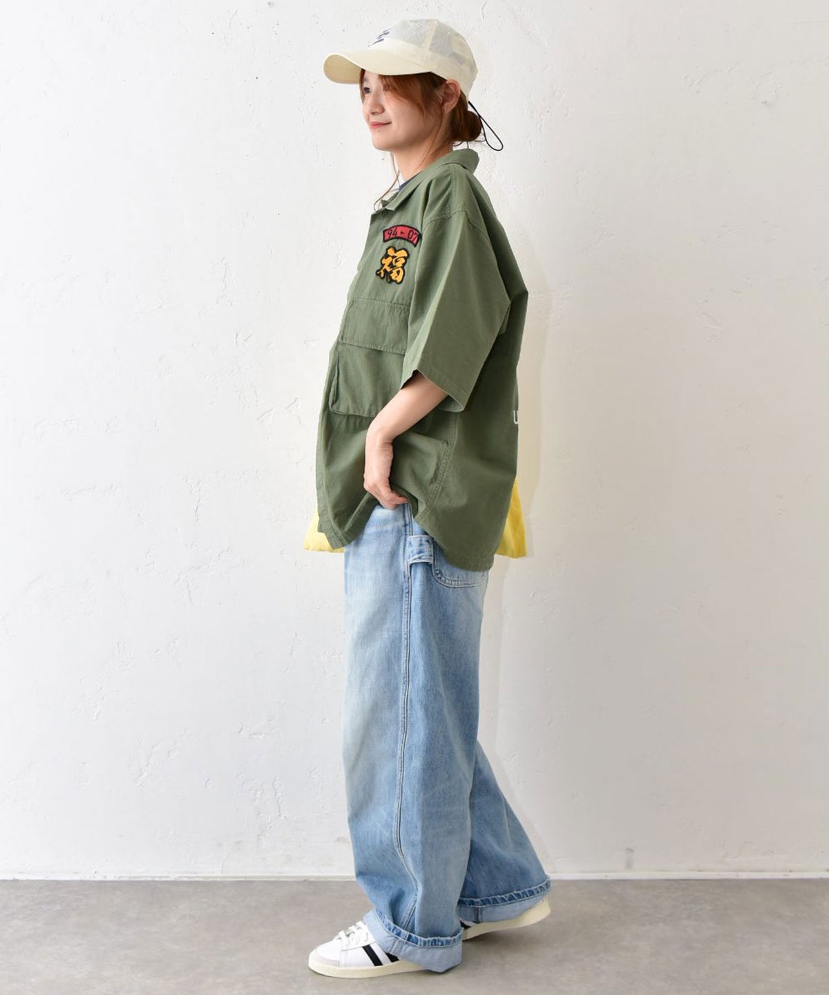 Gives a sense of fullment｜Souvenir fatig shirt [[662023]][C]