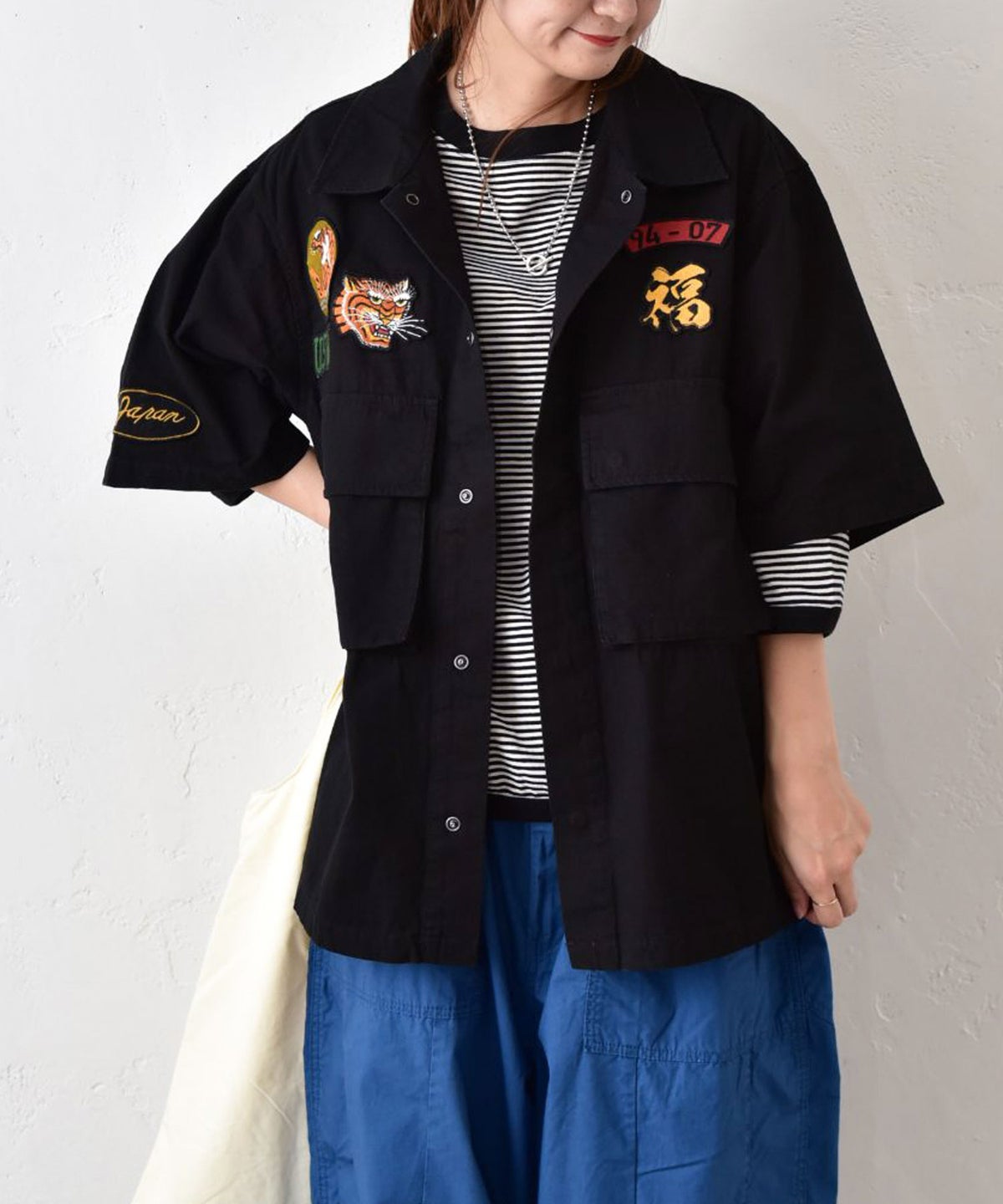 Gives a sense of fullment｜Souvenir fatig shirt [[662023]][C]
