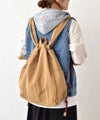 EARTH MADE｜撥水NYLON*PARACORD KNAPSACK(撥水ナイロンナップサック) [[48-1581]][C]