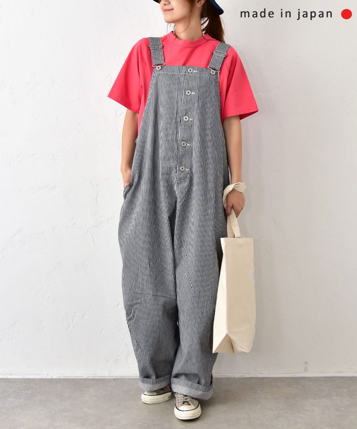 NATURAL LAUNDRY｜10ozデニムタックオーバーオール [[7264P007]][C]