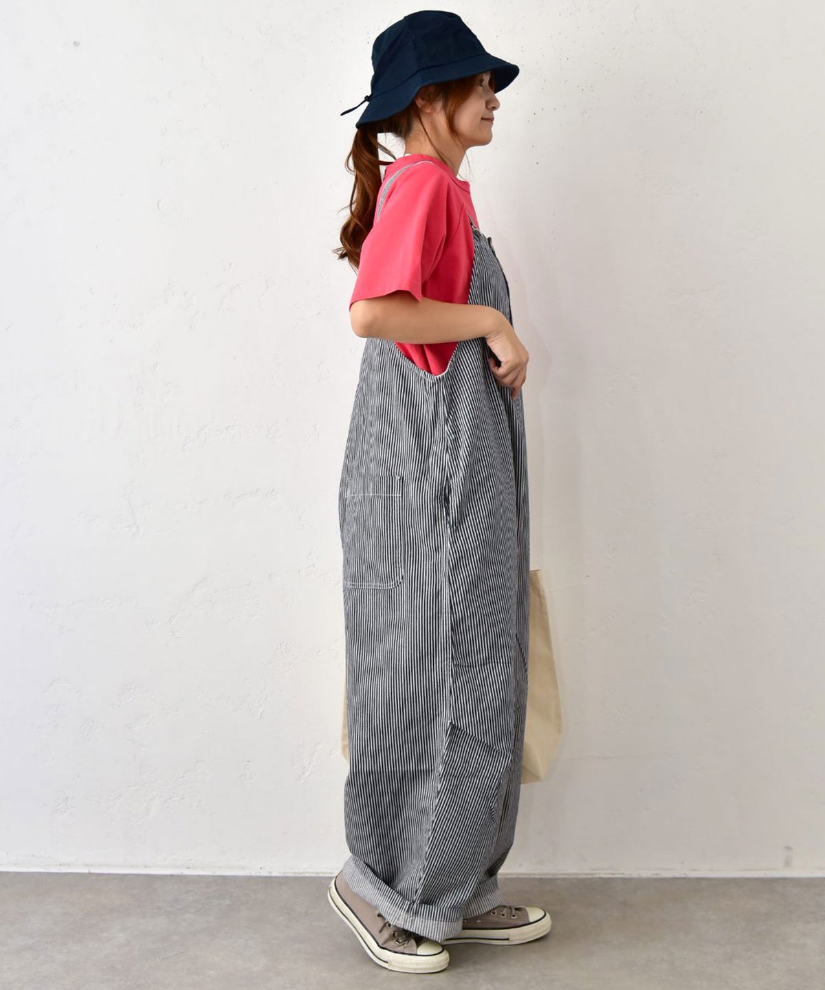 NATURAL LAUNDRY｜10ozデニムタックオーバーオール [[7264P007]][C]