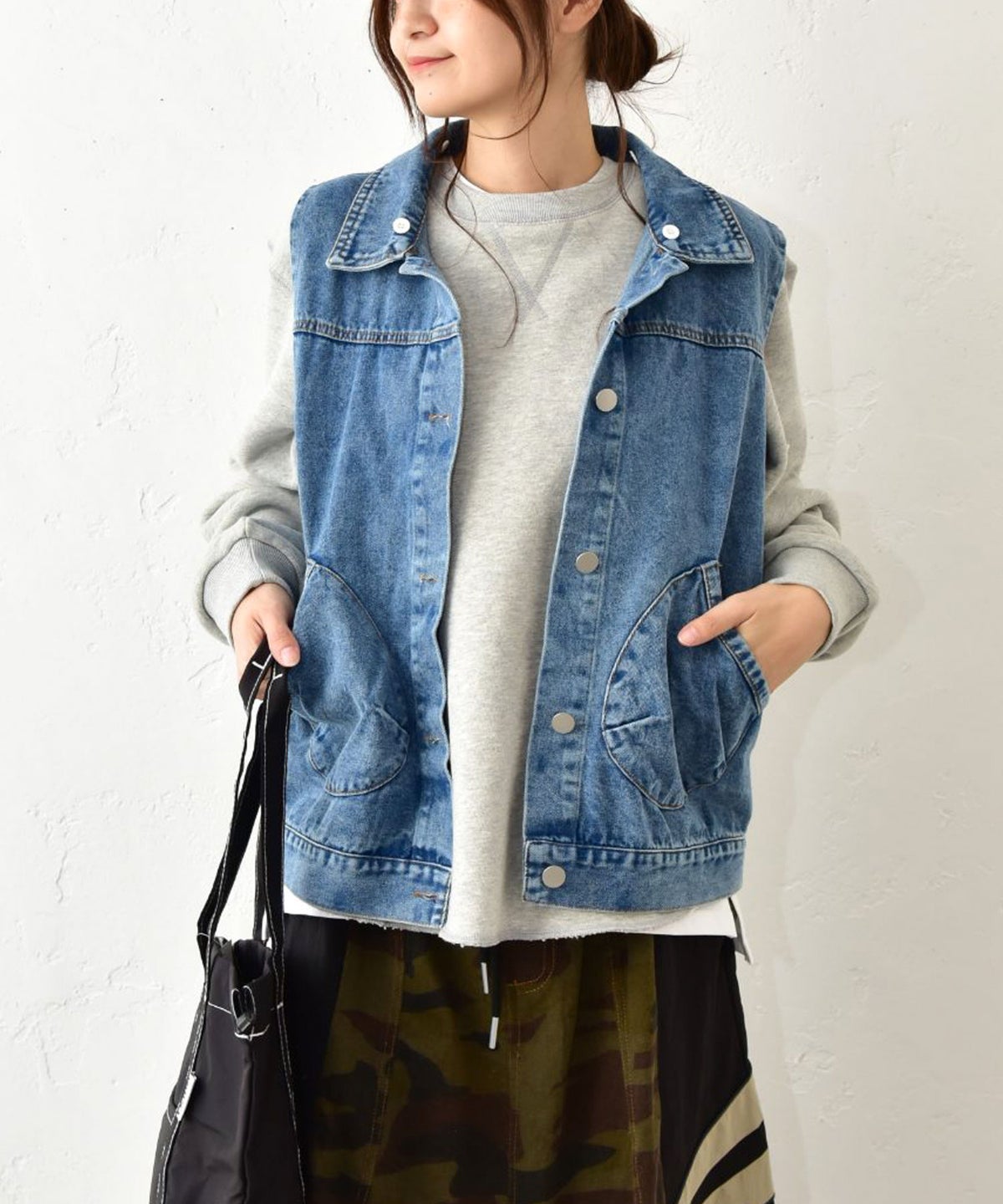 IN THE MARKET｜フード付きベスト [[97040623]][C]