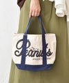 CUBE SUGAR｜キャンバス PEANUTSトートBAG [[16048041]][C]