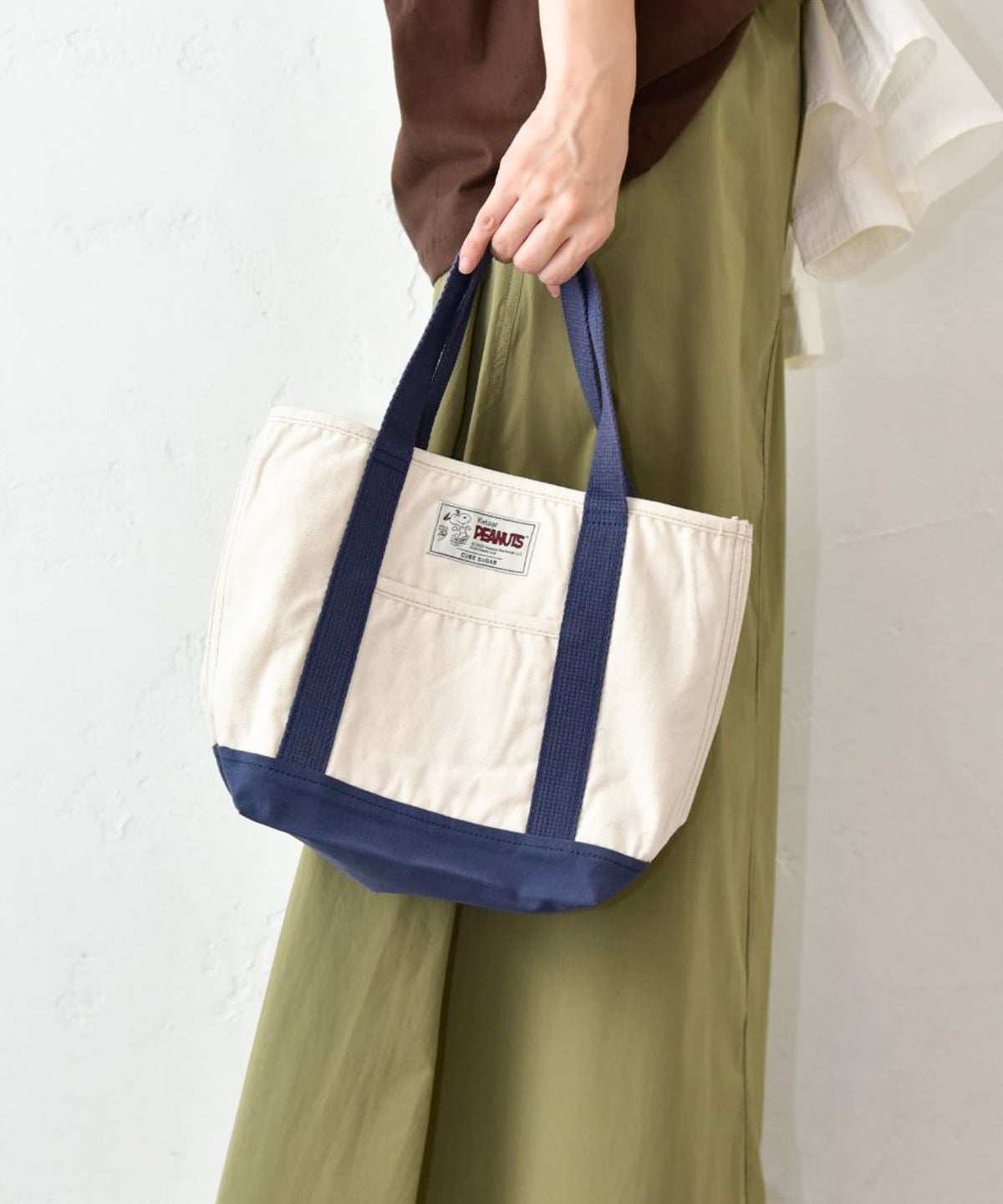 CUBE SUGAR｜キャンバス PEANUTSトートBAG [[16048041]][C]