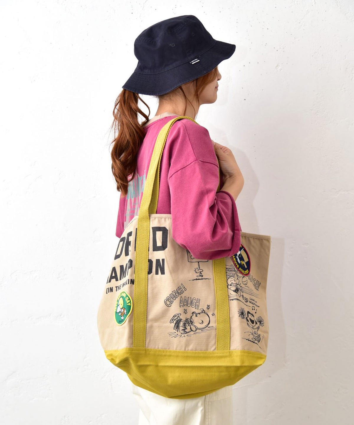  CUBE SUGAR｜キャンバス PEANUTS BIGトートBAG [[16048042]][C]