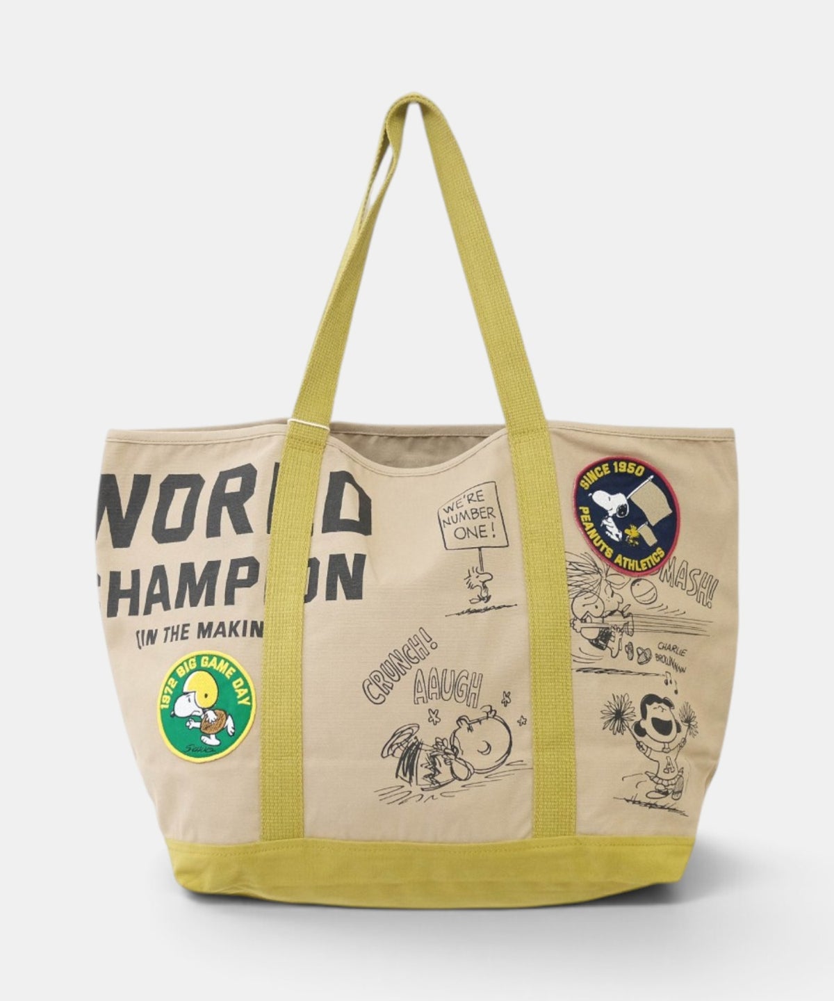  CUBE SUGAR｜キャンバス PEANUTS BIGトートBAG [[16048042]][C]