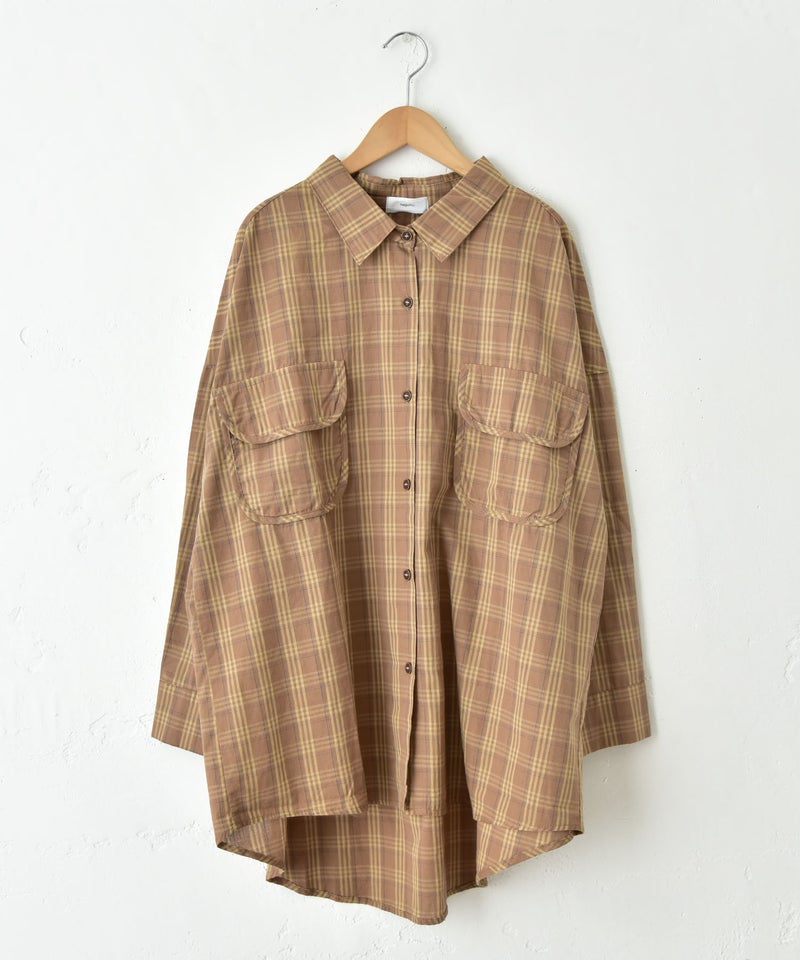  hagumu｜チェックシャツ [[41140623]][C]
