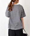 her.｜ボートネック ボーダーカットソー [[131369H]][C]