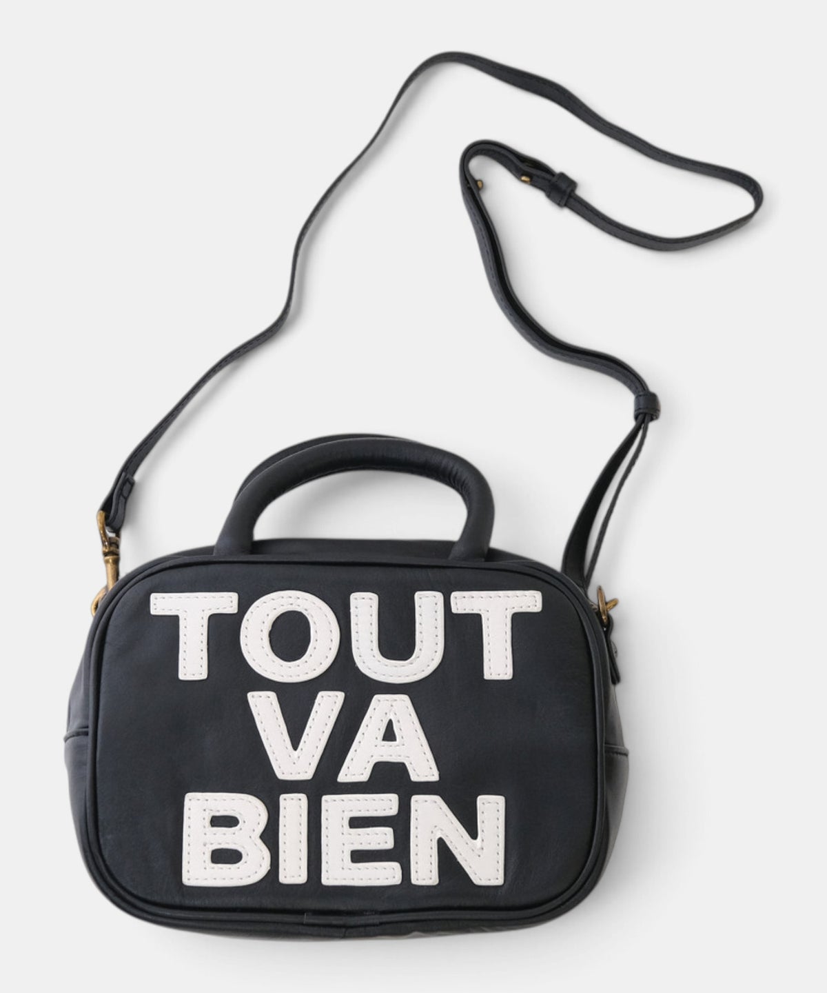 Ampersand｜LOGO leather tpte bag S [[ER26-A86]][C]　