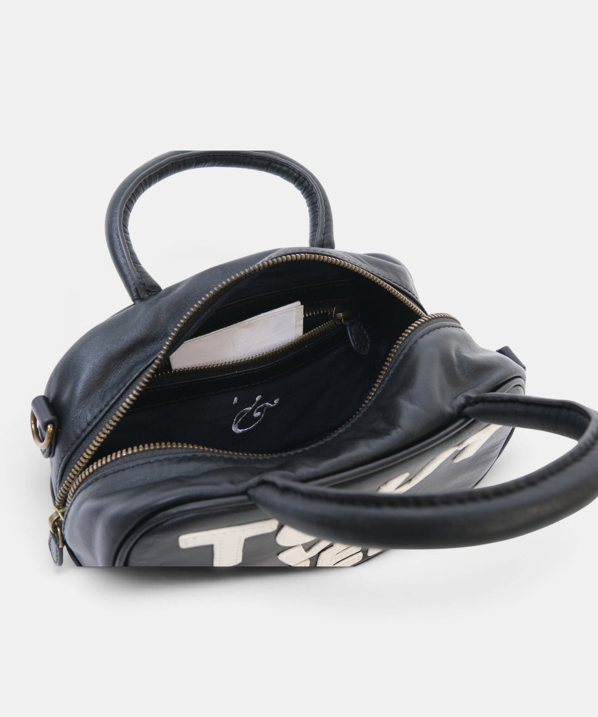 Ampersand｜LOGO leather tpte bag S [[ER26-A86]][C]　