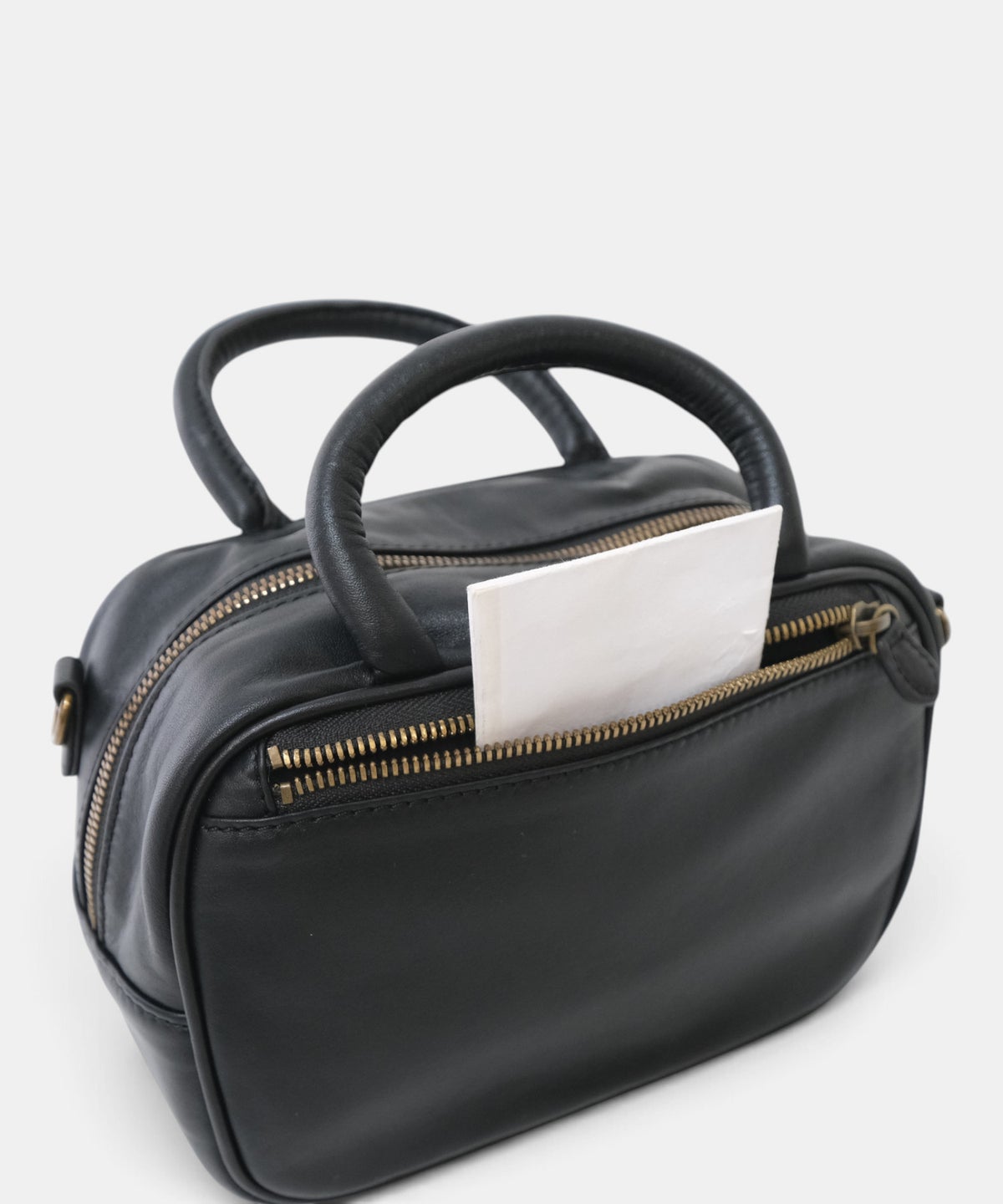 Ampersand｜LOGO leather tpte bag S [[ER26-A86]][C]　