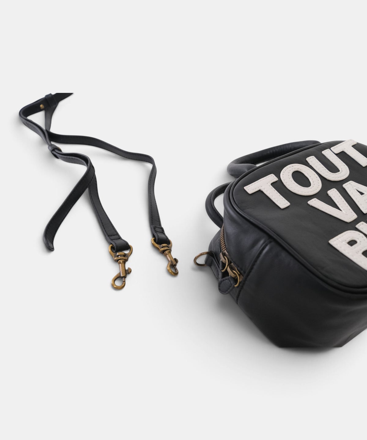 Ampersand｜LOGO leather tpte bag S [[ER26-A86]][C]　