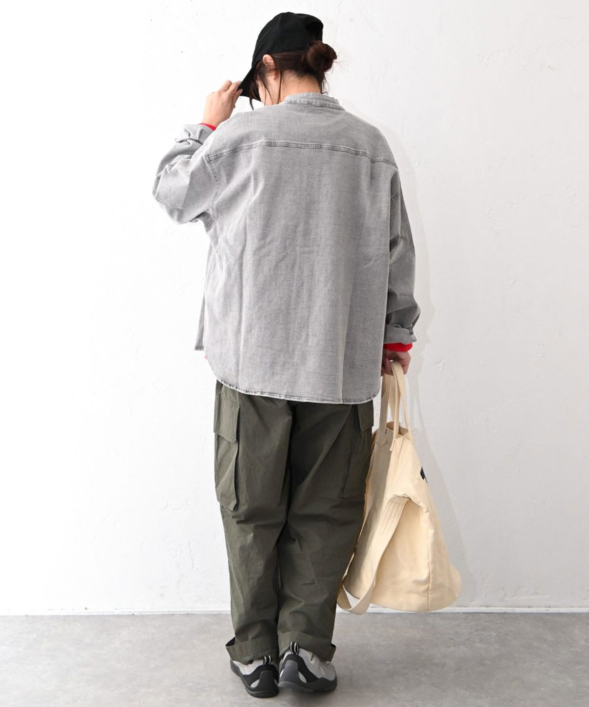 Our.｜グレーデニムオーバーシャツ [[Our-029]][C]
