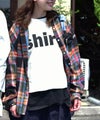  IN THE MARKET｜7分袖ロゴプリントTee [[C-2625]][C]