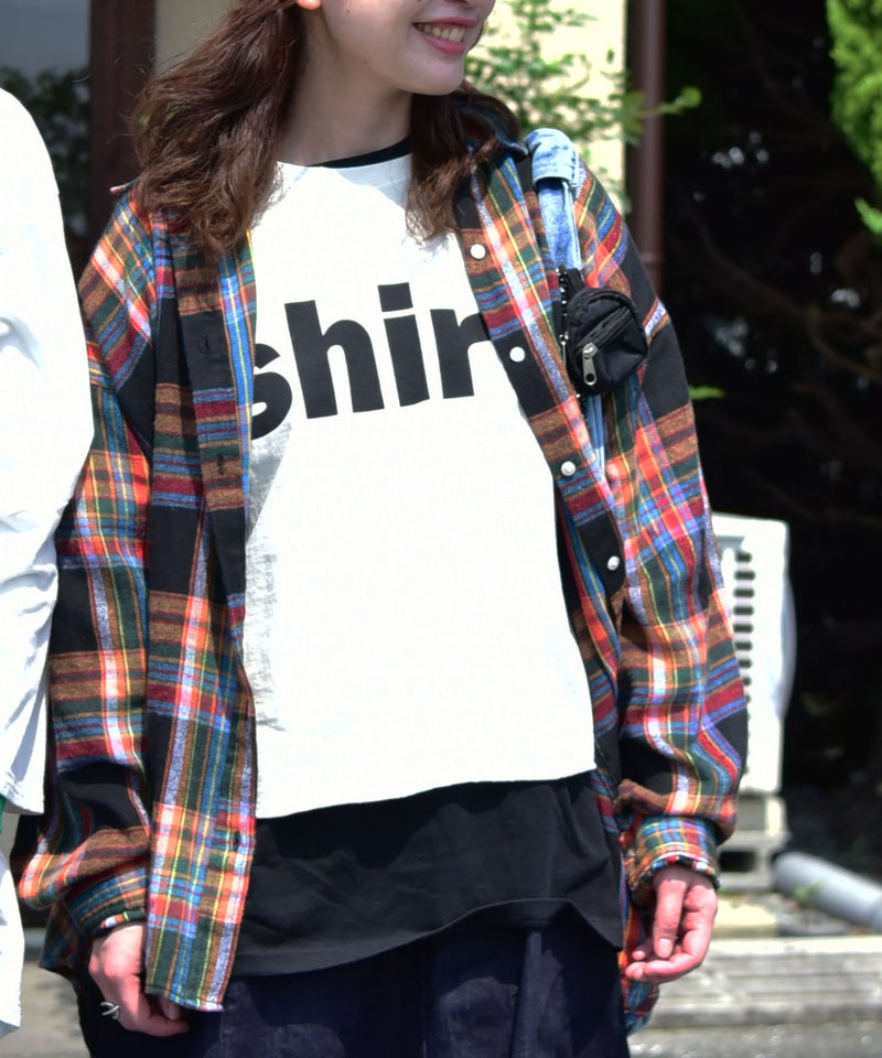  IN THE MARKET｜7分袖ロゴプリントTee [[C-2625]][C]