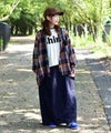  IN THE MARKET｜7分袖ロゴプリントTee [[C-2625]][C]