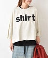  IN THE MARKET｜7分袖ロゴプリントTee [[C-2625]][C]