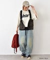  IN THE MARKET｜7分袖ロゴプリントTee [[C-2625]][C]