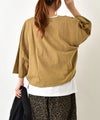  IN THE MARKET｜7分袖ロゴプリントTee [[C-2625]][C]