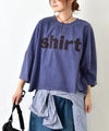 IN THE MARKET｜7分袖ロゴプリントTee [[C-2625]][C]