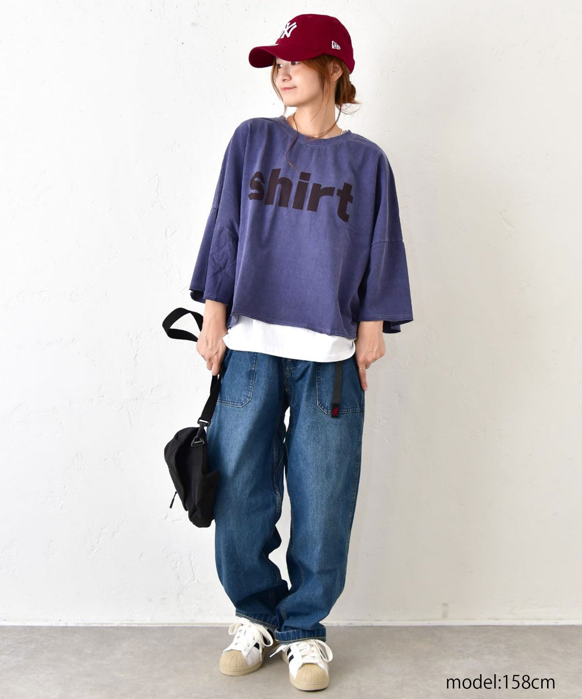  IN THE MARKET｜7分袖ロゴプリントTee [[C-2625]][C]
