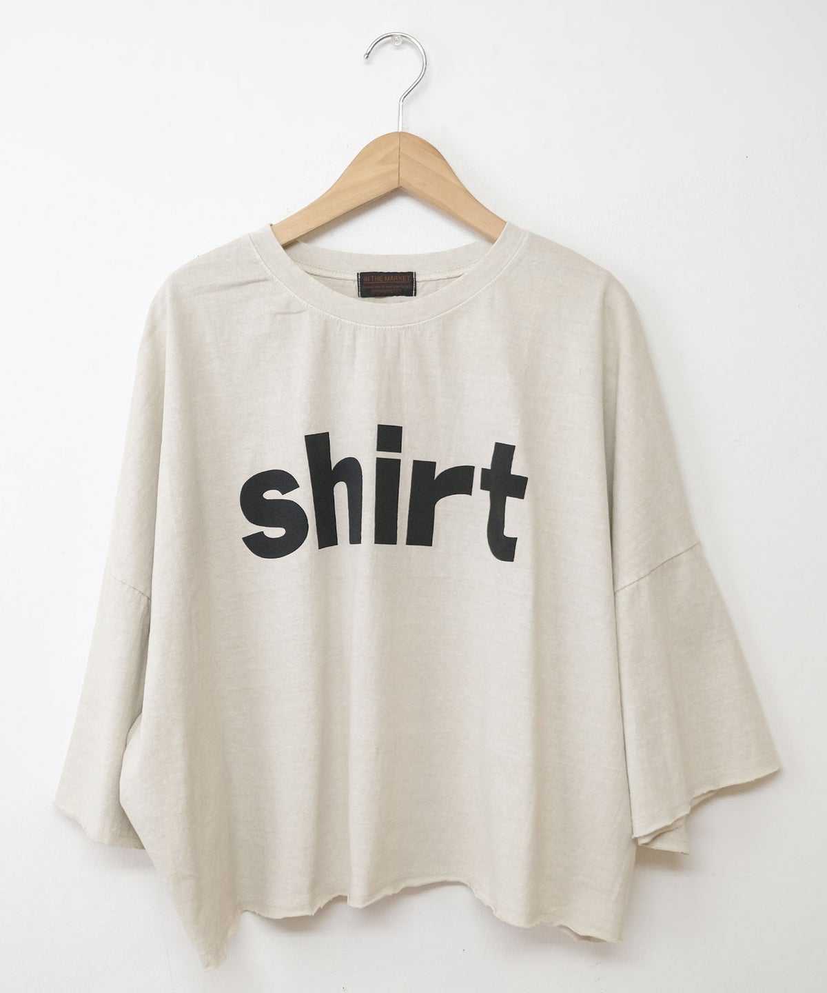  IN THE MARKET｜7分袖ロゴプリントTee [[C-2625]][C]